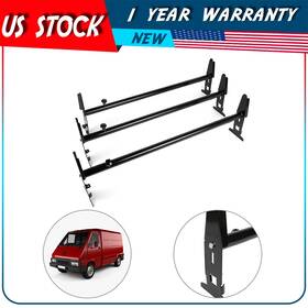 Adp109898ecdpp101dp Autodayplus New Van Roof Ladder Rack Cargo Carrier Square 3 Rail For Chevy Dodge Ford Gmc