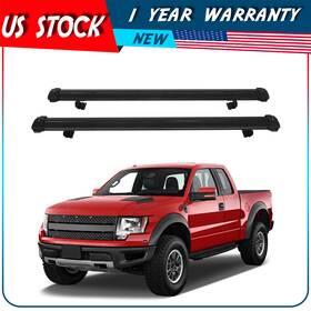 Adp11603cp285s Autodayplus For 2015-2023 Ford F-150 F150 Roof Rack Cross Bar Luggage Cargo Carrier Black