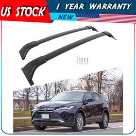 Adp11651cp283s Autodayplus For 2021-2023 Toyota Venza Black Roof Rail Rack Cross Bars Luggage Carrier
