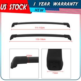 Adp11827500us Autodayplus Roof Rack For 15-23 Hyundai Santafe Cross Bar Cargo Carrier Aluminum