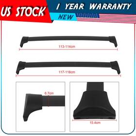 Adp11828700us Autodayplus Roof Rack For 2016-2022 Honda Pilot Cross Bar Cargo Carrier Aluminum