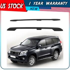 Adp13105cp096s Autodayplus For 2003-2009 Toyota Prado 120 Roof Rack Side Rail Set Aluminum Luggage Carrier