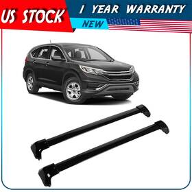 Adp16036dp821s Autodayplus For 2012-2016 Honda Crv Cr-v Roof Rack Cross Bar Aluminum Black Carrier Pair