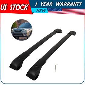 Adp16112cp672s Autodayplus For Subaru Ascent 2019-2022 Black Roof Rack Cross Bar Luggage Carrier