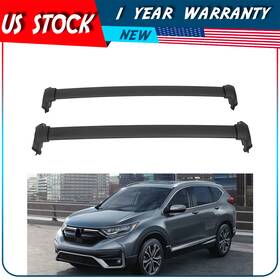 Adp16133cp694s Autodayplus Roof Rack Cross Bar For 2017-2019 Honda Crv Luggage Carrier Black