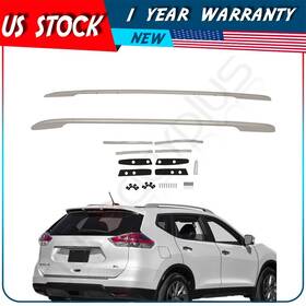 Adp166328010201dp Autodayplus For 14-19 Nissan Rogue Roof Rack Side Rail Cargo Luggage Carrier Aluminum Silver