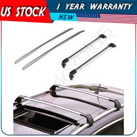 Adp83842cp123s Autodayplus For Mitsubishi Outlander 2013-2018 Roof Rack Cross Bars Side Rails Set