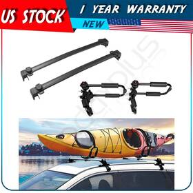 Adp83876cp150s Autodayplus For 2007-2017 Jeep Patriot Roof Rack Cross Bar Boat Kayak Luggage Carrier