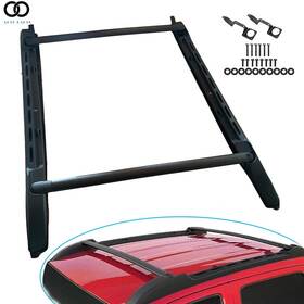 Apo46288 Autoooparts For Toyota Tacoma Double Cab 2005-2019 Top Roof Rack Cross Side Rails Bars Set