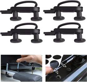 Accs004 Autoparts-accs 4pcs Roof Boxcar Van Mounting Fitting U-bolts Rack Bracket Kits Universal