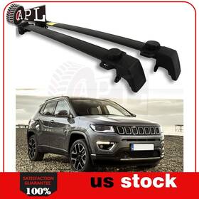 Ap16167001l Autoparts-leader 2pcs Roof Cargo Rack Cross Bars Ladder Rails Set For Jeep Compass 2011-2016