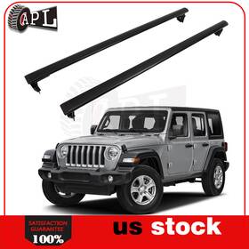Le11765501le Autoparts-leader Cross Bar For 2011-21 Jeep Wrangler Aluminum Luggage Cargo Carrier Roof Rack