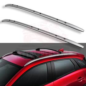 10162057 Autosuperstar 2 Pcs Roof Rack Cross Bar Black Luggage Carrier For Mazda Cx-5 Cx5 2017-2019