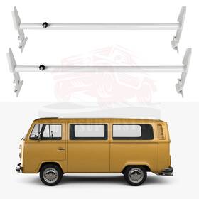 10162261 Autosuperstar 2 X Removeable Roof Ladder Rack Van Bars For Chevy Dodge Ford Gmc Express 500lbs