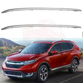 10163187 Autosuperstar 2 Pcs Roof Rack Side Rails Luggage Silver Carrier For Honda Crv Cr-v 2017-2018