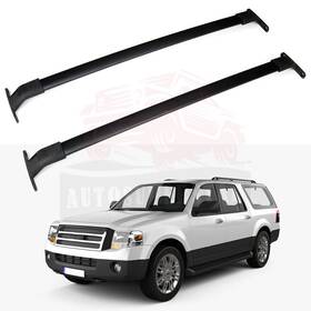 10163206 Autosuperstar Black Roof Rack Cross Bars Luggage Cargo For Ford Expedition 2018