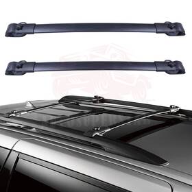 10163381 Autosuperstar Aluminum Oe Style Bolt-on Roof Rack Rail Cross Bar For Toyota Sienna 2011-2020