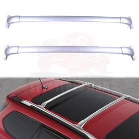 10169024 Autosuperstar Aluminum Roof Rack Cross Bar Silver Luggage For Nissan Pathfinder 2013-2019