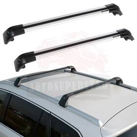 10169028 Autosuperstar 2 X Roof Rack Aluminum Cross Bar Vehicle For Vw Volkswagen Atlas 2018 2019