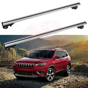 10169030 Autosuperstar Roof Rack Cross Bars Luggage With Anti-theft Lock Aluminum For Jeep Cherokee