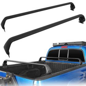12038516 Autosuperstar Truck Bed Roof Rack Cross Bar For Toyota Tacoma 2005-22 Luggage Cargo Carrier