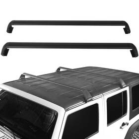 12080433 Autosuperstar 2 Pcs Roof Rack For Jeep Gladiator 2019 2020 2021 2022 2023 Luggage Carrier