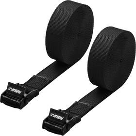 Ask9901 Avsuka Bundling Straps 2pcs 9.8 Car Roof Luggage Rack 0.8 Inch X 9.8&apos Black