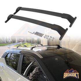 Ba-jk001800yc00hg00 Ba Cross Bars Roof Rail Rack Fit For 2016-2024 Nissan Kicks Black Crossbar Aluminum