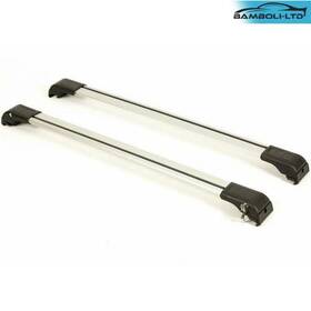 Bamboli 890008789476 Alu Roof Rack Cross Cargo Bar/rails Fit For Porsche Cayenne 1 2003-2010 Grey Set