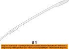 Bb5z7855115aa Ford Oem Roof Side Rail Left