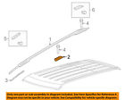 Bb5z-7855141-aa Bb5z7855141aa Ford Support Roof Rack Left Genuine Explorer