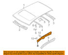 Bbn97005yb Mazda Oem Roof Side Rail Right