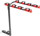 Bc-08581-2a-2ext 4-bike Hitch-mounted Bicycle 2 Swing Rack Carrier