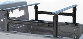 Be-c1918v05 Besteryus Adjustable No-drill Aluminum Truck Bed Rack With Side Rod For Toyota Tacoma/jeep