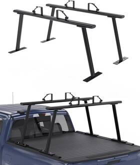 Bec52v02 Besteryus Universal Truck Bed Rack Adjustable Aluminum Pickup Ladder