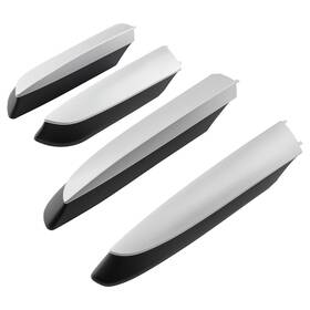 Bfo 13ufpg Roof Rack End Cover Cap For Toyota Rav4 2013-2018 Silver Tone Abs 4pcs