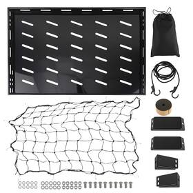 3ofblk Bfo Rear Cargo Rack For Jeep Wrangler Tj 1997-2006 300 Lbs Capacity With Elastic Net