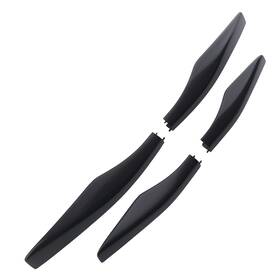 6jnvyx Bfo 4pcs Abs Roof Rail Cover For Lexus Rx300 Rx330 Rx350 Rx400h 2003-2008 Black