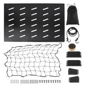 8dnk76 Bfo Rear Cargo Rack For Jeep Wrangler Tj 1997-2006 300lbs Capacity With Elastic Net
