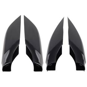 Akufi1 Bfo Black Abs Roof Rail Cover For Toyota Land Cruiser Prado Fj150 2010-2018