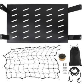 Bx684r Bfo Bolt-on Steel Rear Cargo Rack With Net For Jeep Wrangler Tj 1997-2006 Holds 300 Lb