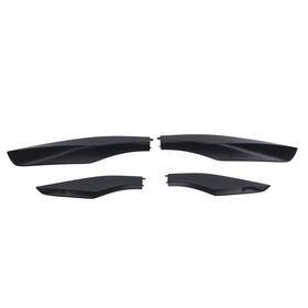 Iw1utb Bfo 4pcs Roof Rail Trim Cover For Lexus Rx300 Rx330 Rx350 Rx400h 2003-2008 Abs