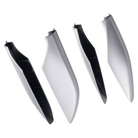 Bfo R5084g Roof Rail Cover Set 4pcs For Lexus Gx470 2003-2009 Silver Abs Plastic