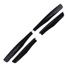Tnm0kl Bfo Black Roof Rack Rail Cover For Lexus Rx300 Rx330 Rx350 Rx400h 2003-2008 Abs