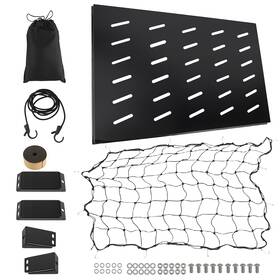 Uboa7j Bfo Rear Cargo Rack For Jeep Wrangler Tj 1997-2006 Holds 300 Lbs With Elastic Net
