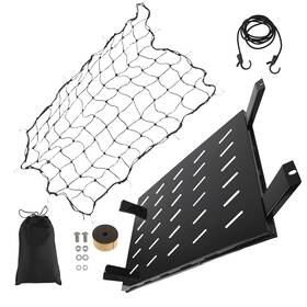 Vzjpm6 Bfo Rear Cargo Rack For Jeep Wrangler Tj 1997-2006 300 Lbs Capacity With Elastic Net