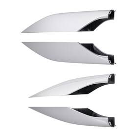 Bfo W6hoq2 Roof Rack Rail Retrofit Cover For Lexus Gx470 2003-2009 Silver 4pcs Abs