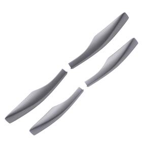 Bfo X2jb7e Retrofit Roof Rail End Cover For Lexus Rx Rx350 2010-2015 Silver Abs 4pcs