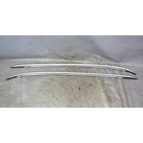 51137316517 Bmw 14-19 F31 3-series Touring Wagon Factory Roof Rail Pair Satin Aluminum Oem