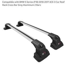 Ace-3 Bmw F10 Roof Rack Cross Bars For 5 Series 2010-2016 Aluminum Alloy